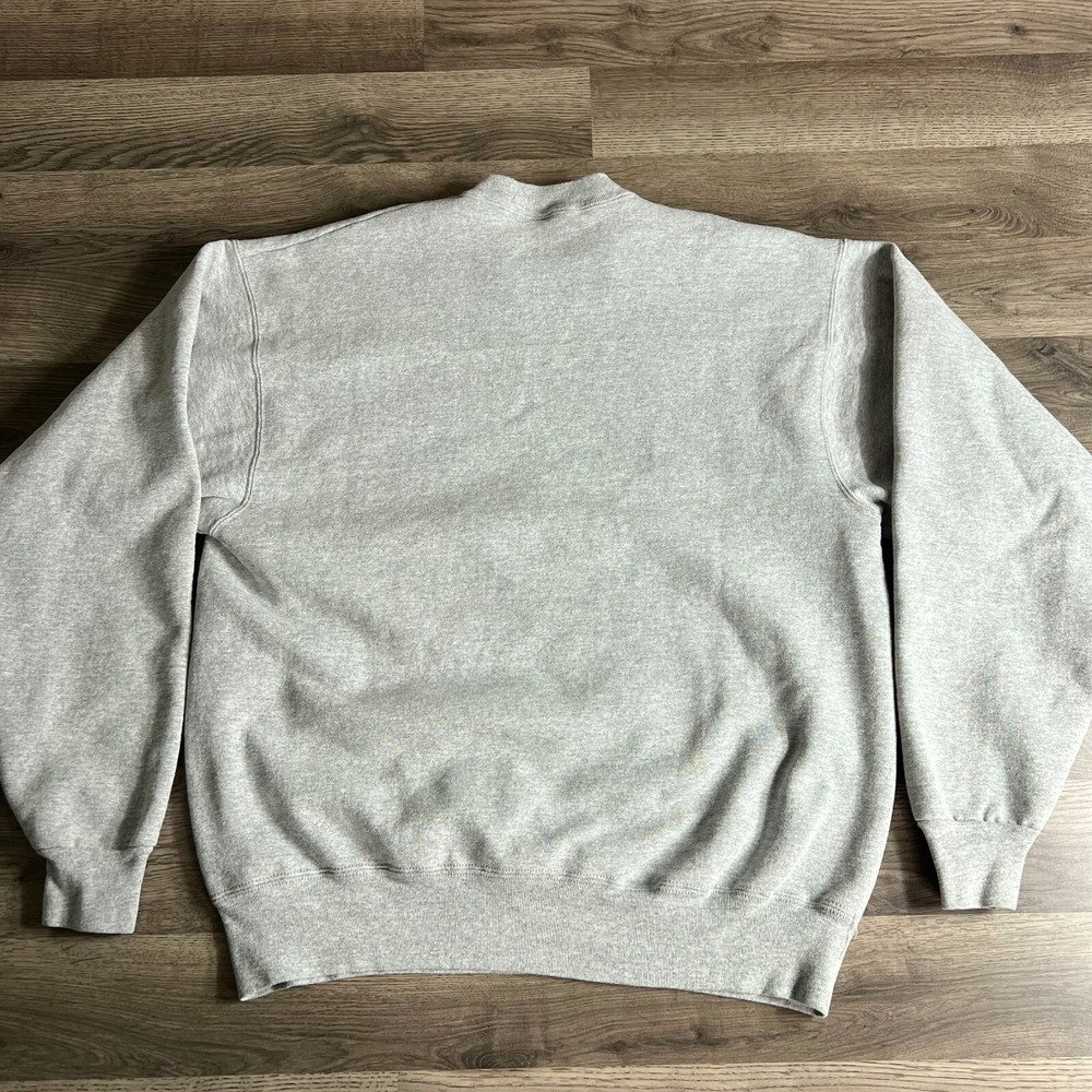 VTG Michigan State Grandma Sweatshirt Mens XL 1990s Spartans Baggy Grey MSU‎ - Picture 3 of 12